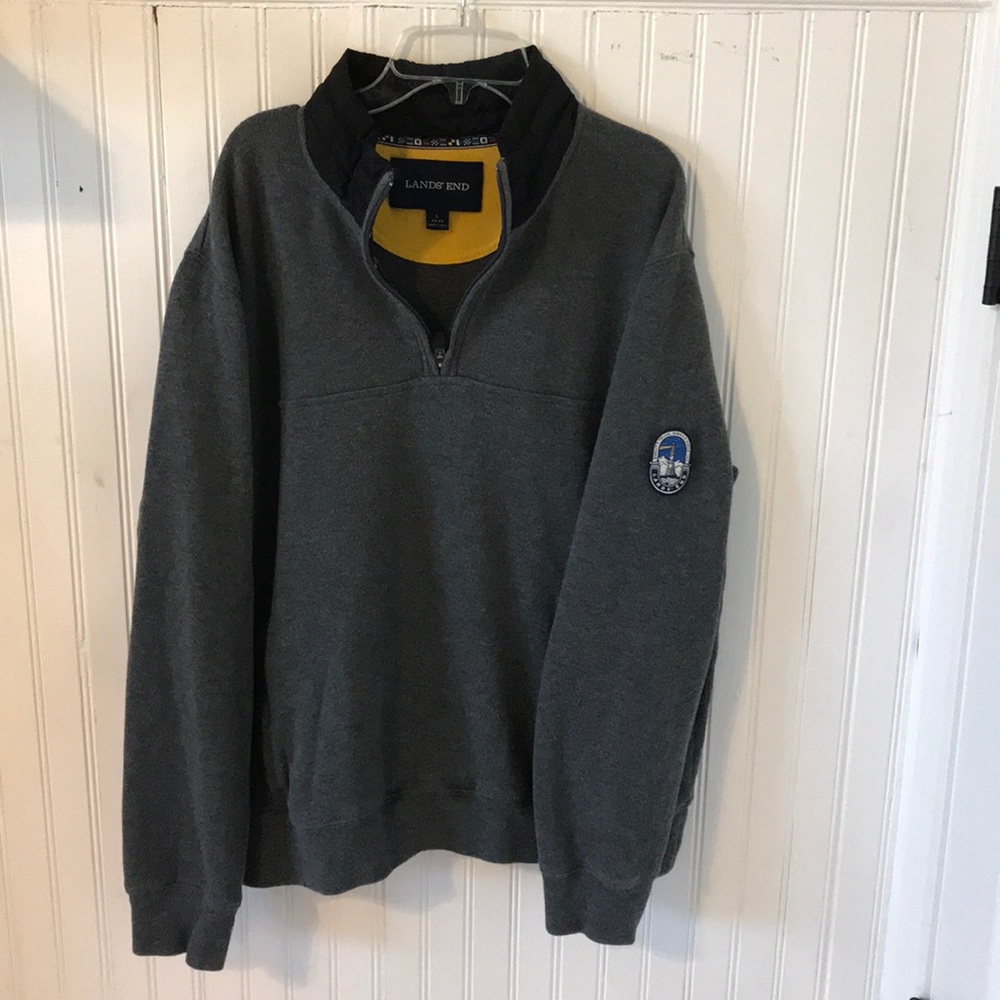 Retro Lands’ End men’s quarter zip